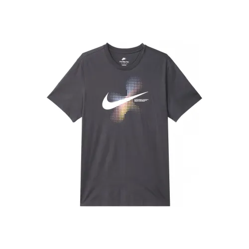 Nike Антрацитовый Мужской T-Рубашки