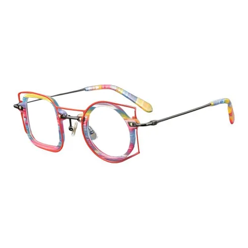 PSACSS Пластиковая оправа β-титан Нерегулярная форма Оправа для очков Унисекс