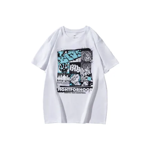 LINING Белая Унисекс Футболка