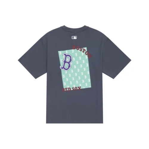 MLB MONOGRAM Reading Collection SS24 T Рубашка Унисекс Темно-серый