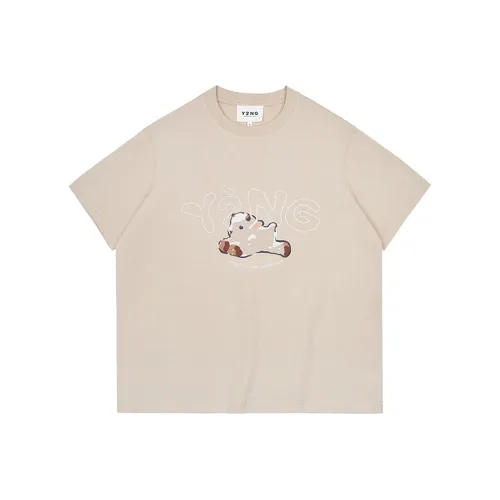 Y Y2NG Серый хаки Унисекс T Рубашки