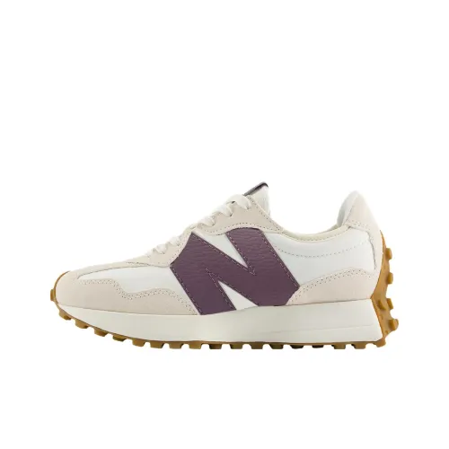 New Balance NB 327 Устойчивые к истиранию Низкие Кроссовки для бега Повседневные Женские Белые