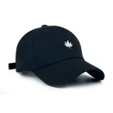 Универсальный Рекомендация ⭐Черный [Кленовая вышивка, защита от солнца, бейсболка]