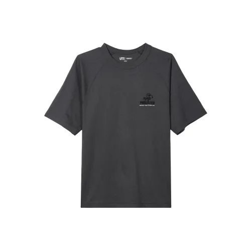 UNIQLO T-Shirt Unisex Темно-Серый