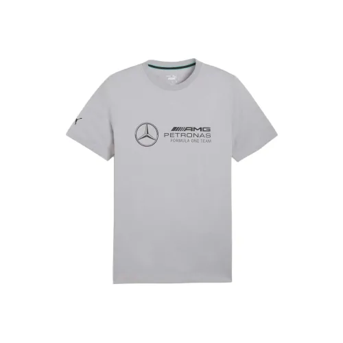 PUMA Mercedes AMG Petronas T Рубашка Мужская Серого цвета