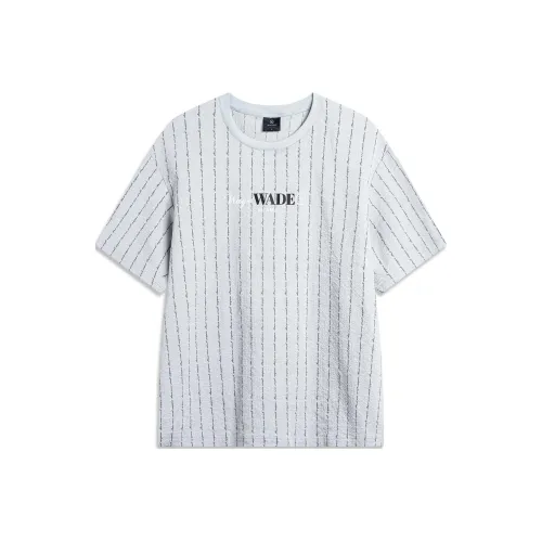 LINING Рукав с оборванным плечом T-рубашка Мужская Туманно-серый С принтом по всей поверхности