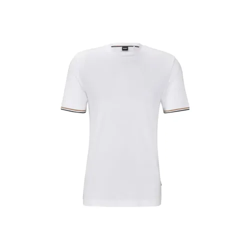Hugo Boss Белые Мужские T-рубашки