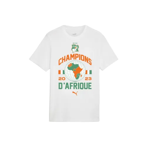 PUMA TOTALENERGIES CAFÉ Белый Мужская Футболка