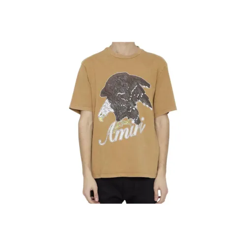 AMIRI Желтые Мужские Футболки