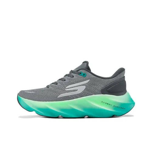 Skechers MEN'S GO Беговые кроссовки Низкий топ Серый Синий Мужской