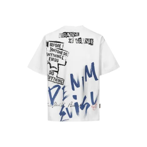 EVISU Белая Мужская T-Рубашка