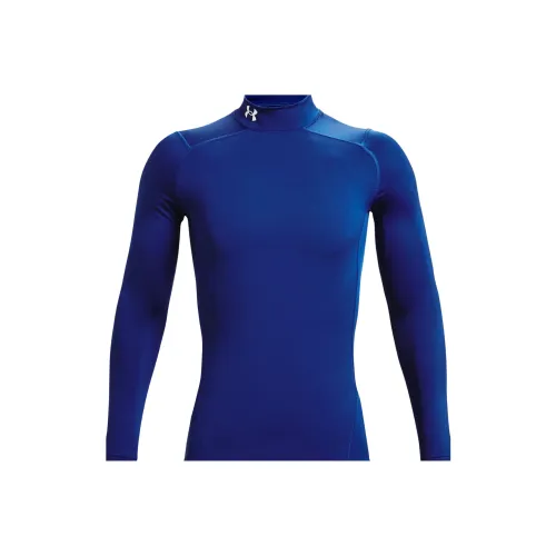 Under Armour ColdGear Синий Мужской T-Рубашка