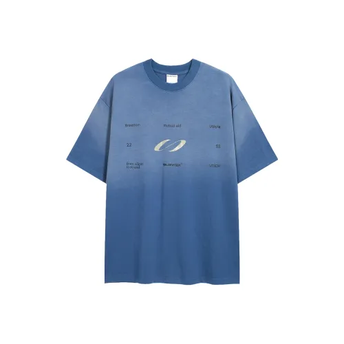 Silente Рукав с оборванным плечом T-рубашка Унисекс