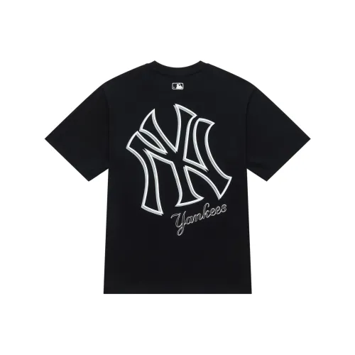 MLB Basic Logo Fashion Sports Collection T-Shirt Unisex Black