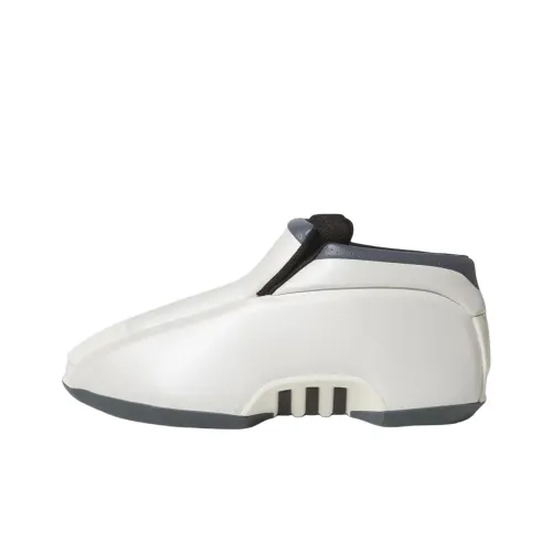 Adidas Crazy 2 Винтажные Баскетбольные Кроссовки Низкие Топ Серебристый/Черный Мужской