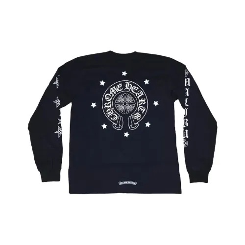 Chrome Hearts Темно-синяя унисекс футболка