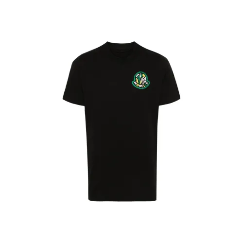 MONCLER Мужские черные T-рубашки