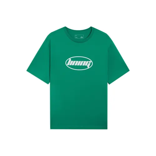 LINING Sports Life Collection Футболка Унисекс Перечно-зеленая
