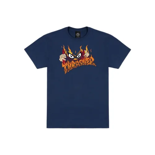 Thrasher Синие Унисекс Футболки