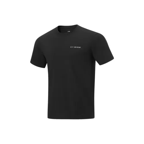 LINING Cool Tea T Черная Мужская Футболка