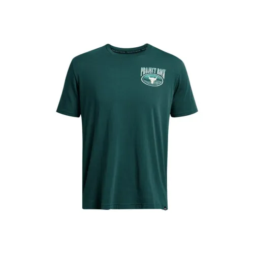 Under Armour Project Rock T-Shirt Мужская Мшито-Зеленая