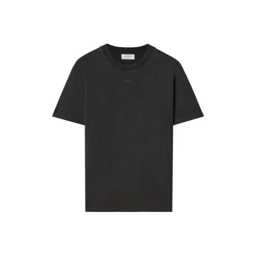 Off Белый FW23 T Рубашка Мужская Черная