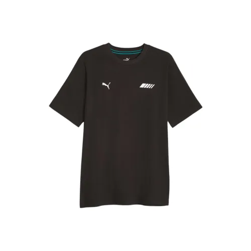 PUMA Mercedes Amg Мужская футболка с логотипом T-Shirt Мужской Черный