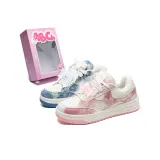 Розово-синий микс (Бант)