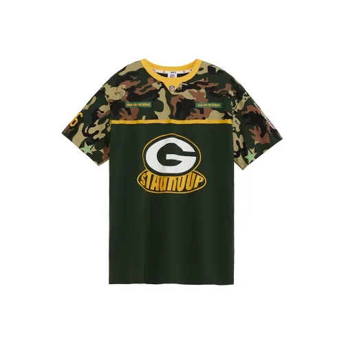 NFL X STA Co Branded Series Зеленая Унисекс Футболка