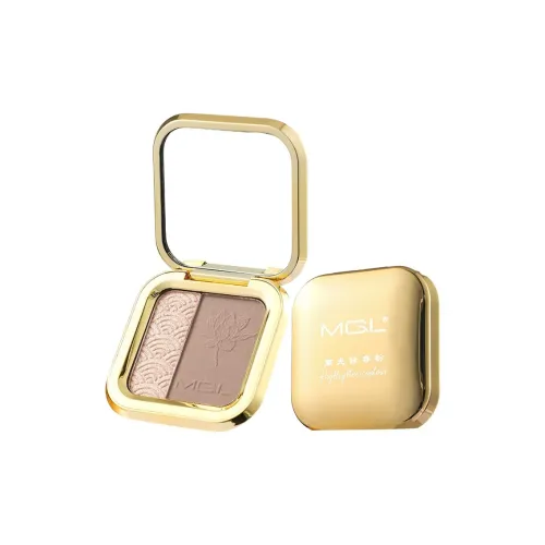 MGL Осветляющий Перламутровый Блестящий Розовый Двуцветный Хайлайтер Контуринг — Центральная часть Диска Корректирующий Тон Кожи Контуринг