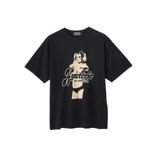 HYSTERIC GLAMOUR совместная черная мужская рубашка T