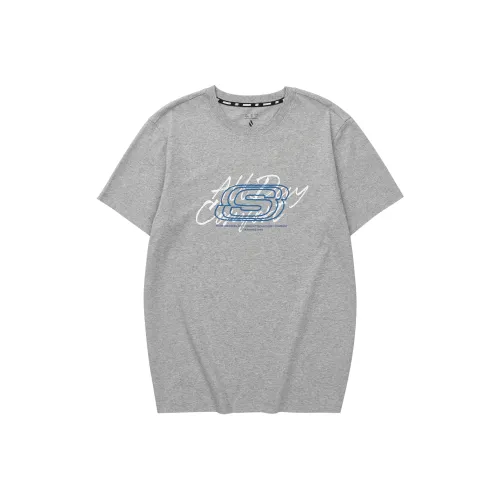 Skechers T-Shirt Унисекс Средний Фотиния Серый
