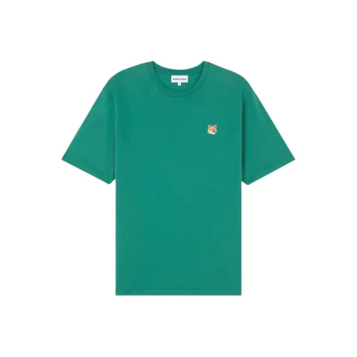 Maison Kitsune SS24 T Рубашка Мужская Сосновый Зеленый
