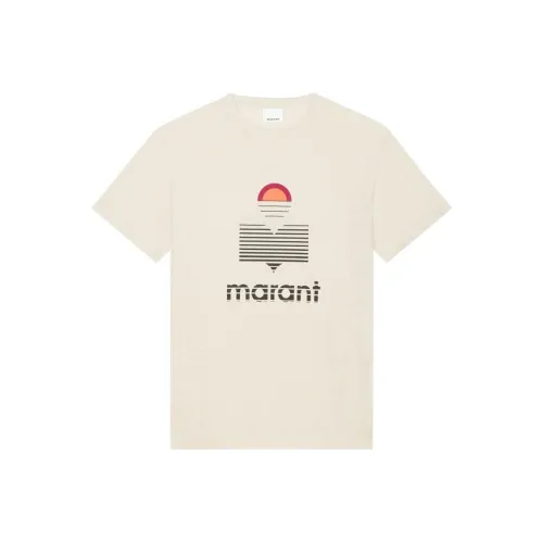 ISABEL MARANT Бежевый Мужской T-рубашки