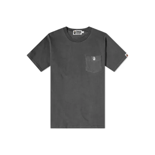 A BATHING APE Серый Унисекс Футболка