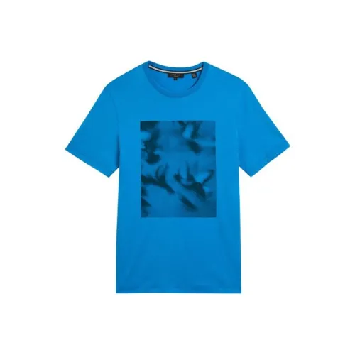 TED Baker Мужские Синие T-Рубашки