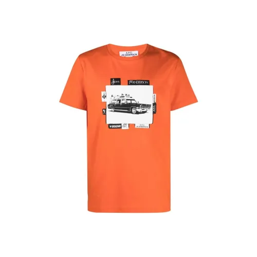 A.P.C x JW Anderson Jo T Рубашка Мужская Оранжевая