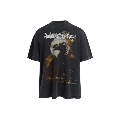 AWAKEN THE ROSE T-Shirt Унисекс Черный