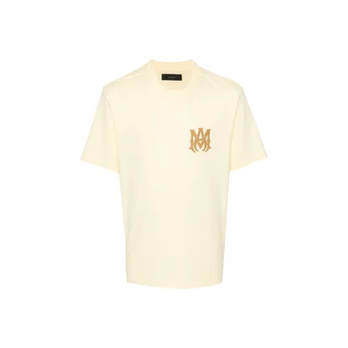 AMIRI T Рубашка Мужская Ванильно-Желтая