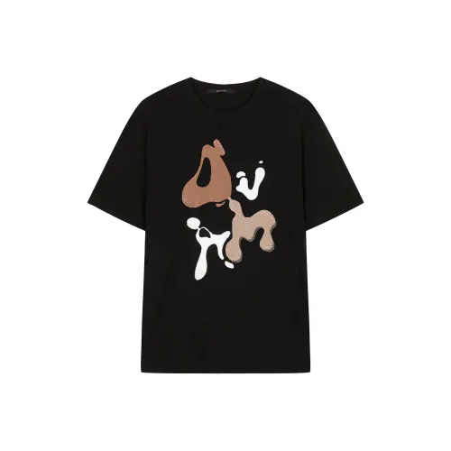 DAVID NAMAN Черные Мужские T-Рубашки