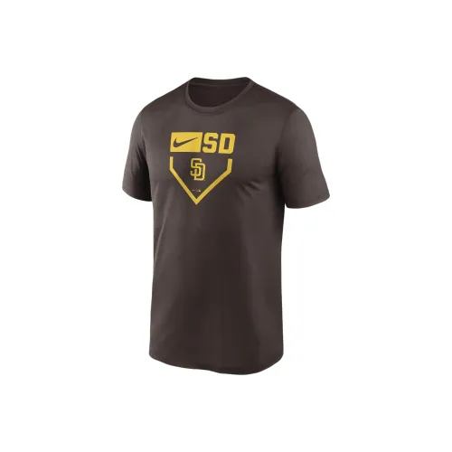 nike SAN DIEGO PADRES Дом Пластина Icon Legend T-Shirt Мужской Коричневый