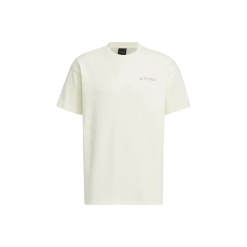 Adidas National Geographic Co Бренд Sekция Ivory Мужская T-Рубашка