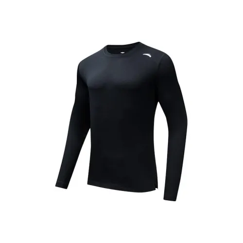 ANTA ZONGXUNXILIE T Рубашка Мужская Основная Черная