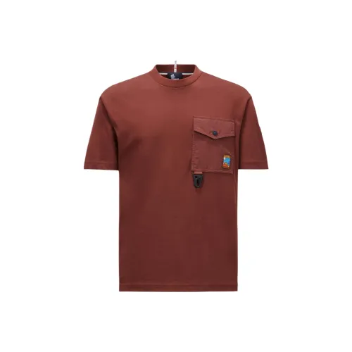 MONCLER Red Мужская T-рубашка