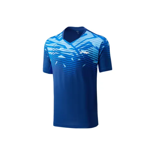 Т-рубашка с подкладкой унисекс темно-королевский синий