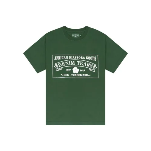 Denim Tears Зеленый Унисекс Футболки