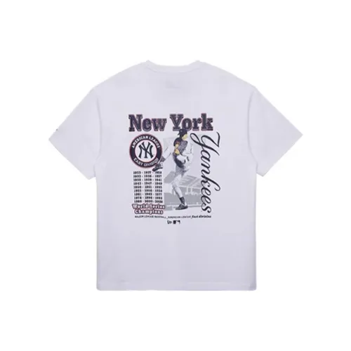 New Era x MLB SS24 New York Yankees T-Shirt Унисекс Белый