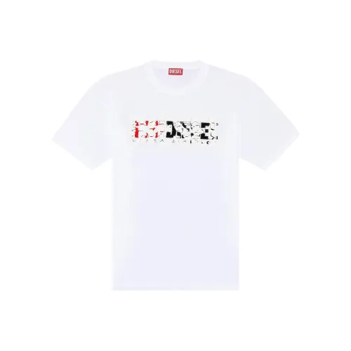 DIESEL Белая Мужская T-Рубашка