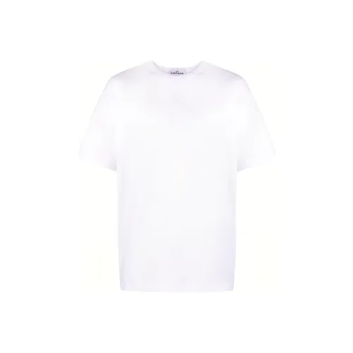 STONE ISLAND Белая Мужская T-Рубашка