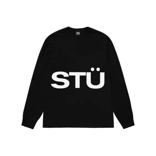Stussy SS24 Все Кепки LS Tee T Рубашка Унисекс